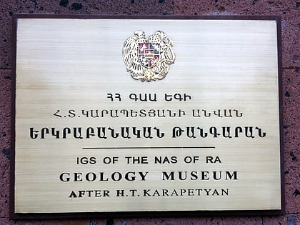 geological museum after h karapetyan erywan