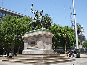 equestrian monument to general manuel belgrano buenos aires