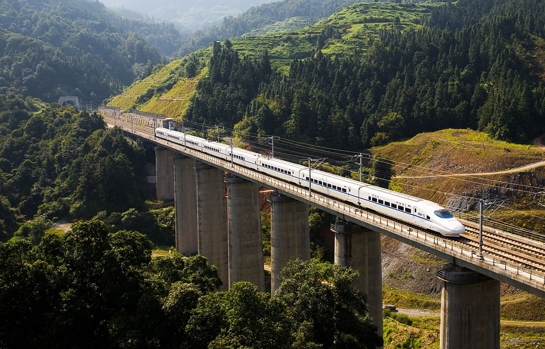 Train à grande vitesse, Chine