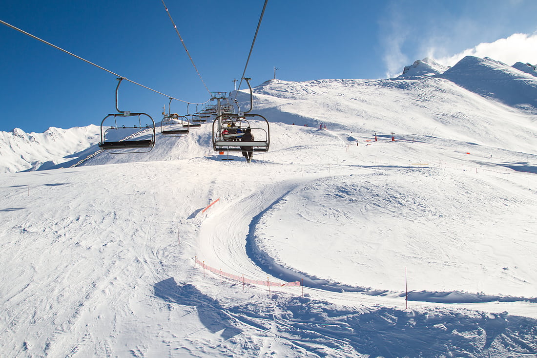 Ski lift Val Cenis, France