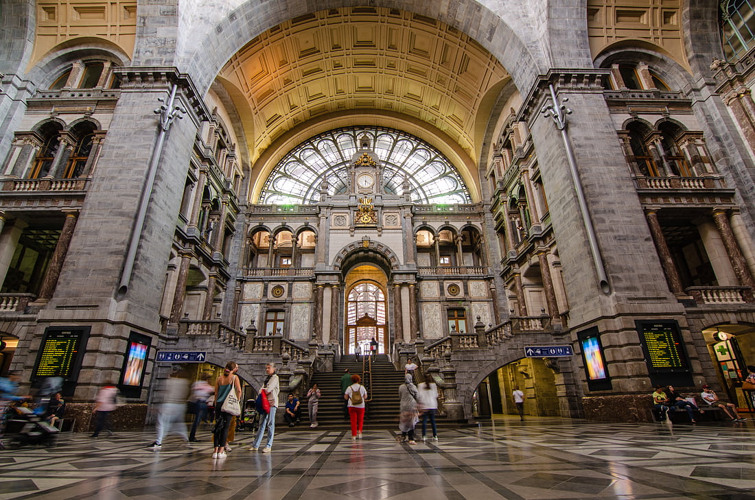 Antwerp Central Railway Station, Belgium