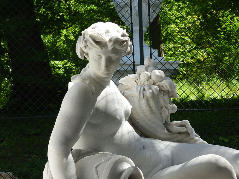 Sculptures in the Schönbrunn Garden