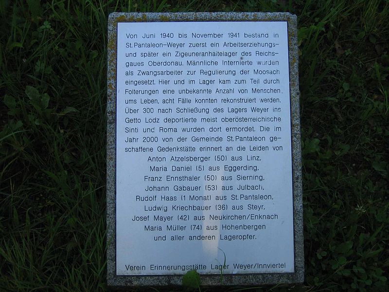 St. Pantaleon-Weyer concentration camp