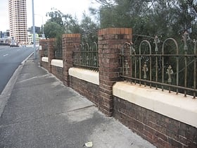 Coronation Drive retaining wall