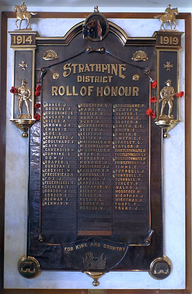 Strathpine Honour Board