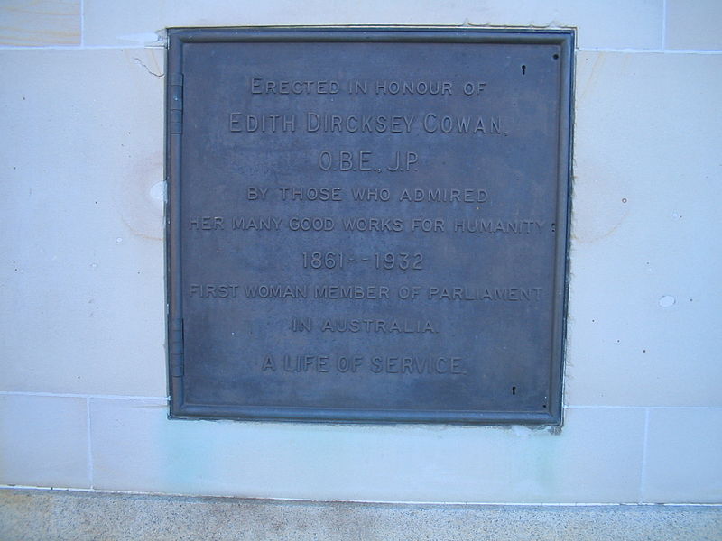 Edith Dircksey Cowan Memorial