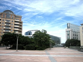 esplanade of the european parliament brussel
