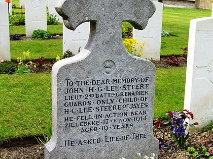 zillebeke churchyard commonwealth war graves commission cemetery