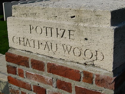 potijze chateau wood commonwealth war graves commission cemetery