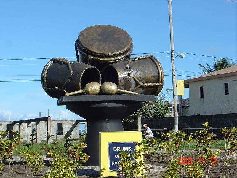 drums of our fathers monument dangriga