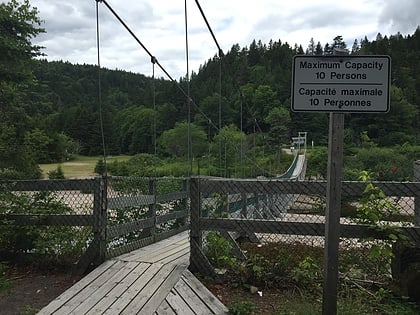 Big Salmon River Suspension Bridge