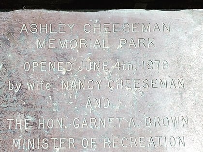 ashley cheeseman memorial park halifax