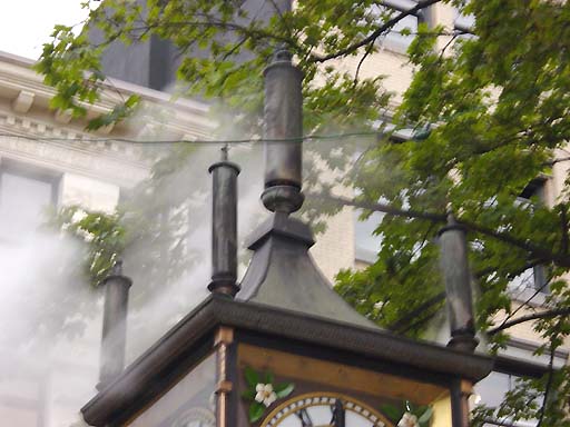 Steam clock