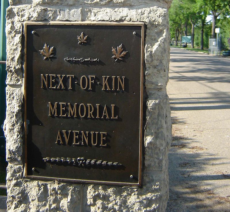 Next of Kin Memorial Avenue