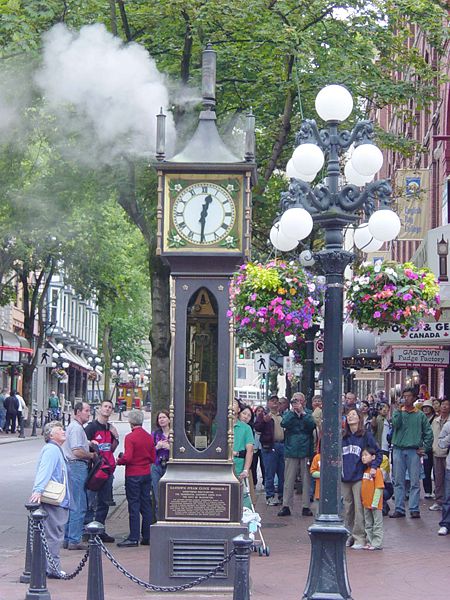 Steam clock