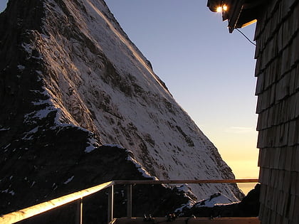 mittellegi hut swiss alps jungfrau aletsch