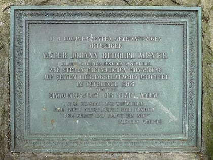 Gedenkstein Johann Rudolf Meyer