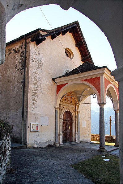 Turm von Sta. Maria in Calanca