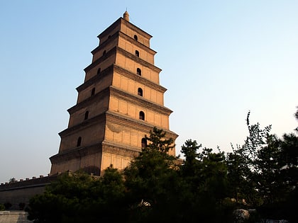 giant wild goose pagoda xian