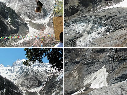mingyong glacier drei parallelflusse yunnans