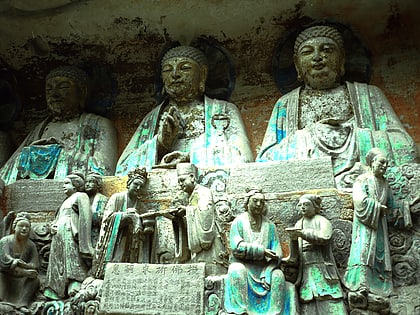 sculptures rupestres de dazu chongqing