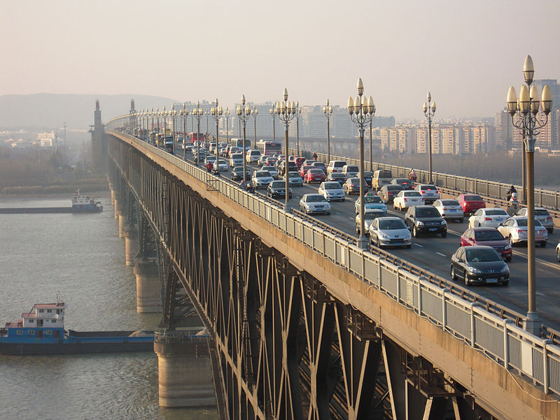 Puente de Nankín sobre el río Yangtsé