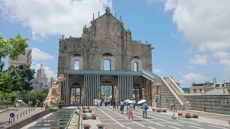 Ruinas de la catedral de San Pablo de Macao
