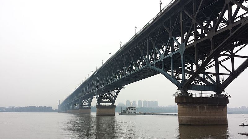Puente de Nankín sobre el río Yangtsé