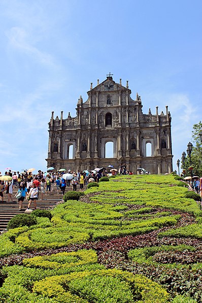 Ruinas de la catedral de San Pablo de Macao