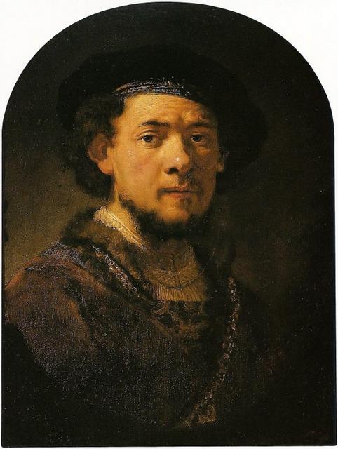 Portrait of a Young Man With a Golden Chain (Self-Portrait with a new beard)