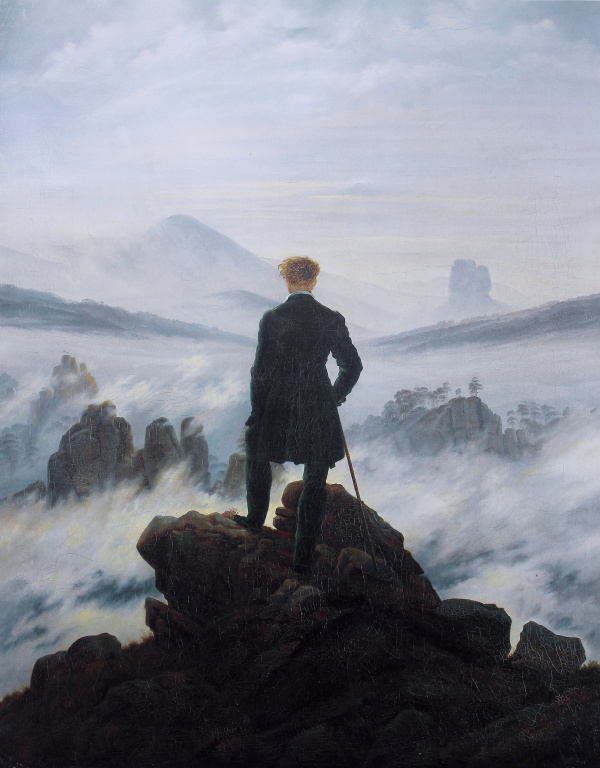 Le Voyageur contemplant une mer de nuages
