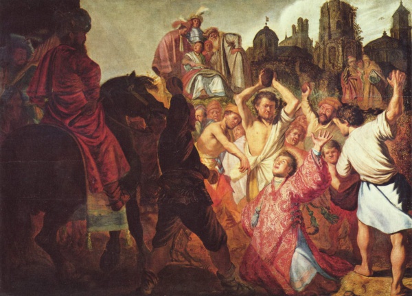 Die Steinigung des heiligen Stephanus