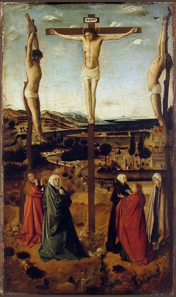 ukrzyzowanie obraz antonella da messina 1475