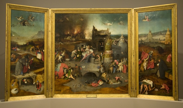 triptych of the temptation of st anthony