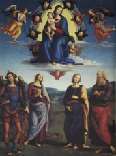 La Vierge en gloire et saints