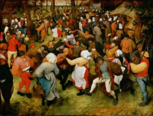 Taniec wiejski na obrazach Bruegla