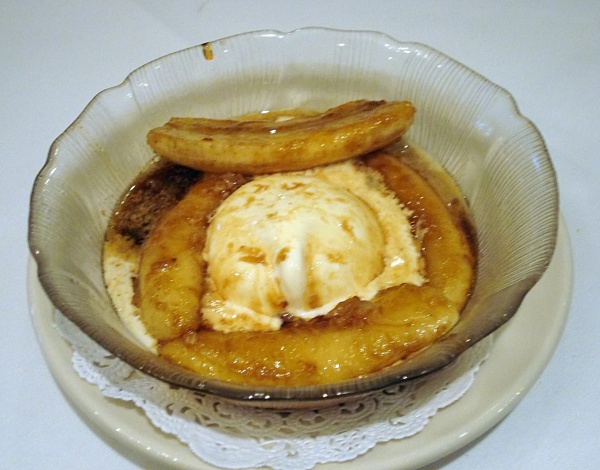 Banane flambée