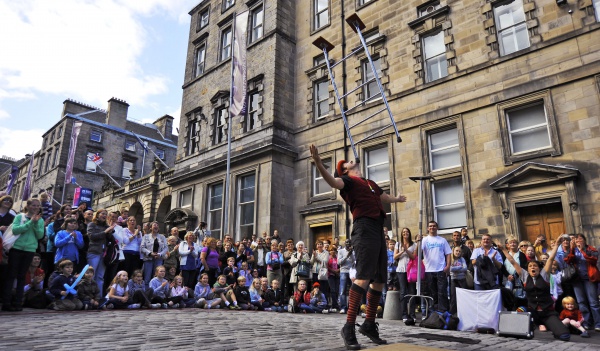 Festiwal teatrów ulicznych w Edynburgu