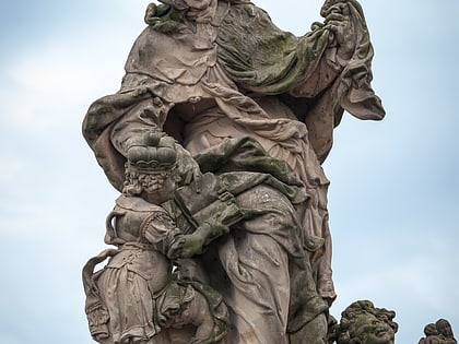 statue of saint ludmila prague