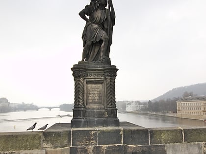statue of saint christopher praga
