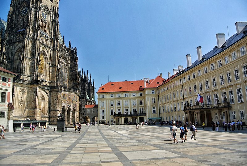 First courtyard of Prague Castle