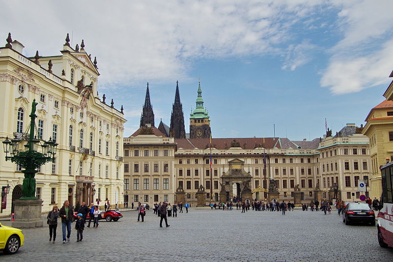 First courtyard of Prague Castle