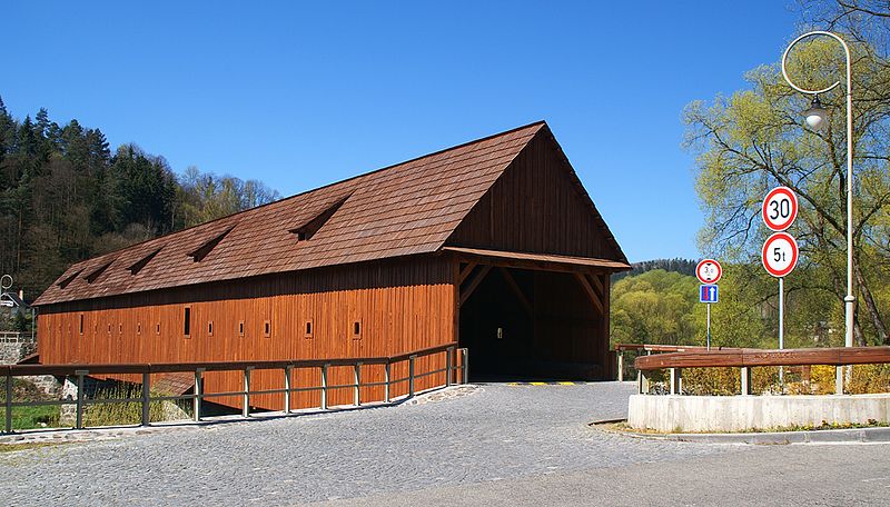 Radošovský wooden bridge