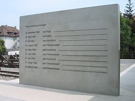 Gedenkstätte „Zeichen der Erinnerung“ am Nordbahnhof Stuttgart
