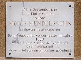 Moses Mendelssohn Geburtshaus