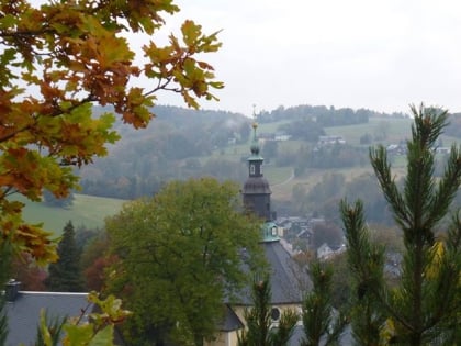 bergkirche seiffen ore mountains vogtland nature park