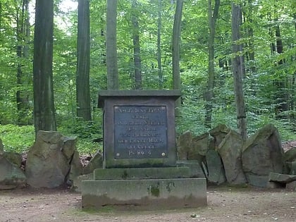 Denkstein zur Gründung Herrnhuts