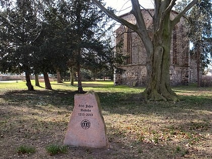 gedenkstein 800 jahre ankuhn zerbst