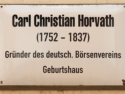 Carl Christian Horvath Gedenktafel