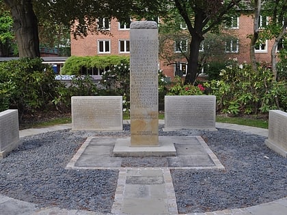 monument to the x ray and radium martyrs of all nations hambourg